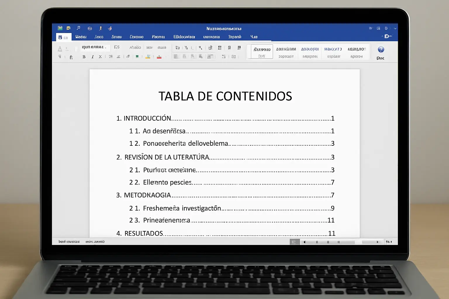 Índice de una Tesis Ejemplo 2026: Plantilla y Cómo Armarlo