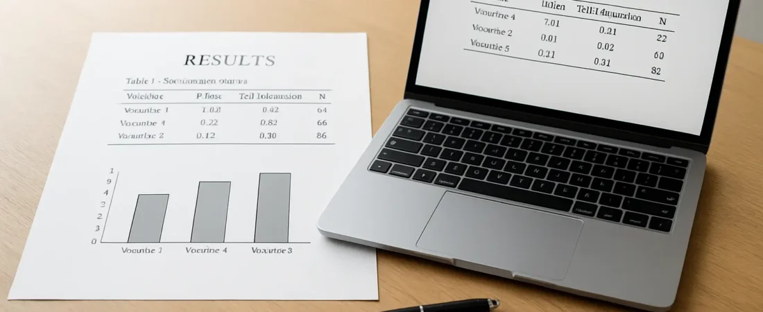 Capítulo de resultados de la tesina: cómo escribirlo sin interpretar de más (2026)
